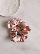 Load image into Gallery viewer, Silky Satin Blush Scrunchie
