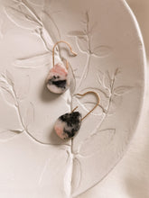 Load image into Gallery viewer, Marble Teardrop Earrings
