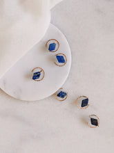 Load image into Gallery viewer, Lapis Lazuli Geometric Earrings

