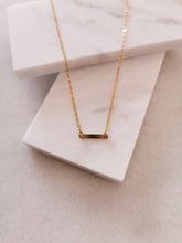 Load image into Gallery viewer, Minimalist Gold Bar Necklace
