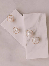 Load image into Gallery viewer, Coin Pearl Ear Jacket Earrings
