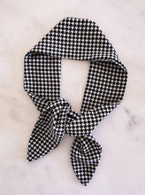 Load image into Gallery viewer, Hounds Tooth Hair Scarf
