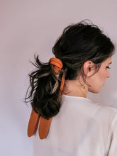 Load image into Gallery viewer, Pumpkin Textured Hair Scarf
